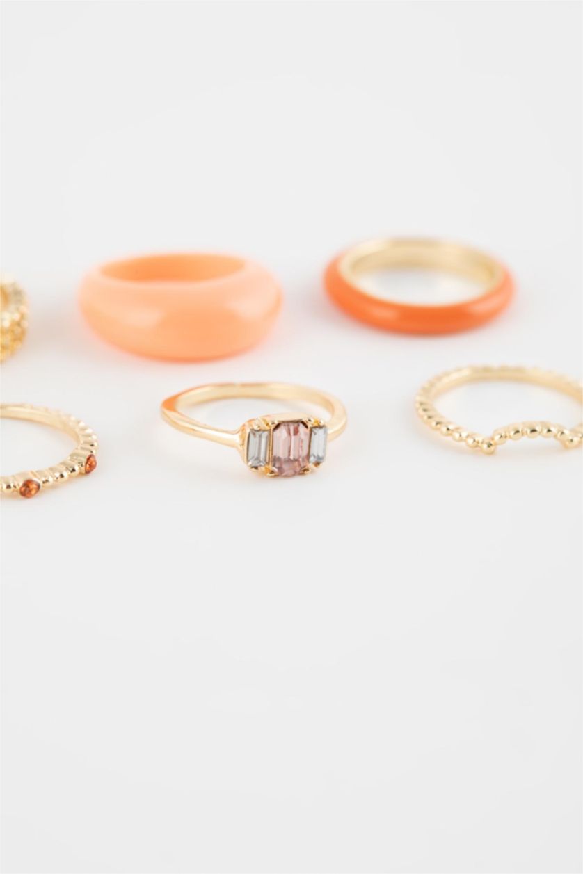 Kadın Karma Kadın 8'li Renkli Yüzük