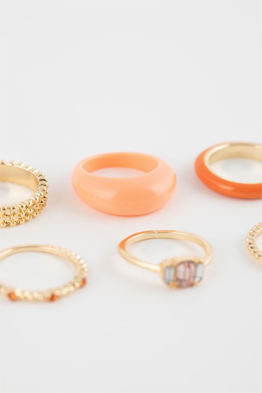 Kadın Karma Kadın 8'li Renkli Yüzük