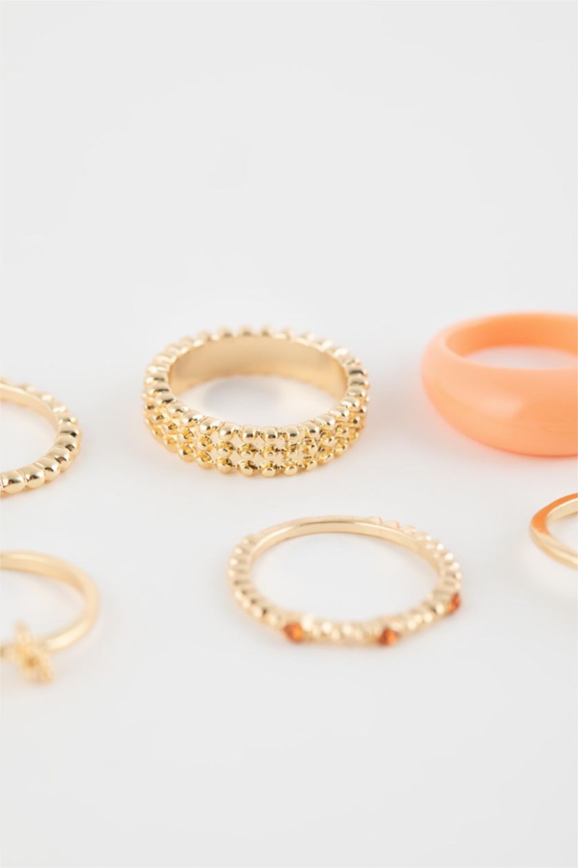 Kadın Karma Kadın 8'li Renkli Yüzük