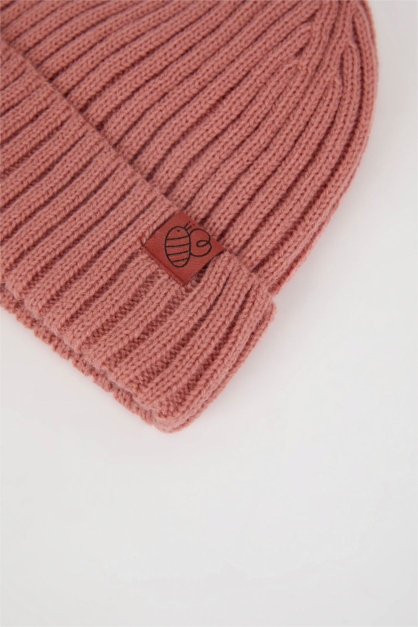 BÉBÉ FILLE Rose Ensemble bonnet et cache-col en polaire pour bébé fille