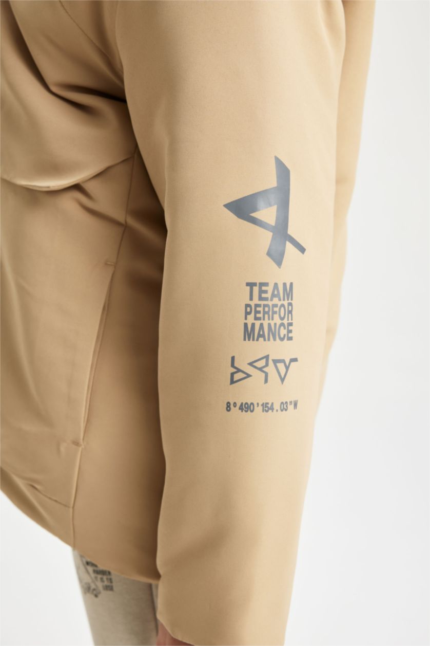 Erkek Çocuk - Genç Erkek Taş Su Geçirmez Kapüşonlu Polar Astarlı Parka Erkek Çocuk