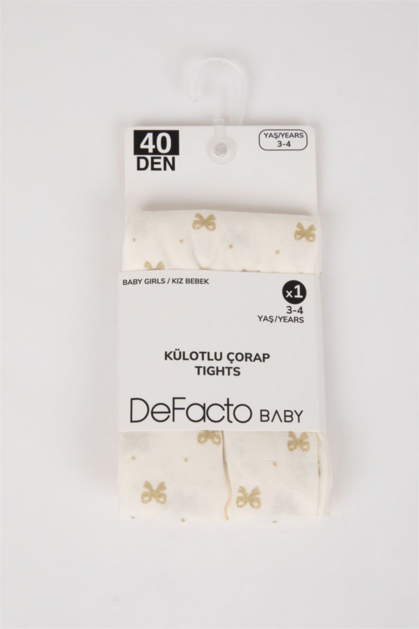 Baby Girls White Baby Girl Pantyhose