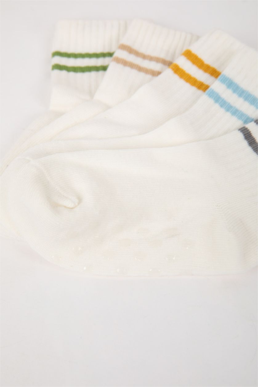 BÉBÉ GARÇON Blanc Lot de 5 paires de Chaussettes longues en coton pour bébé garçon