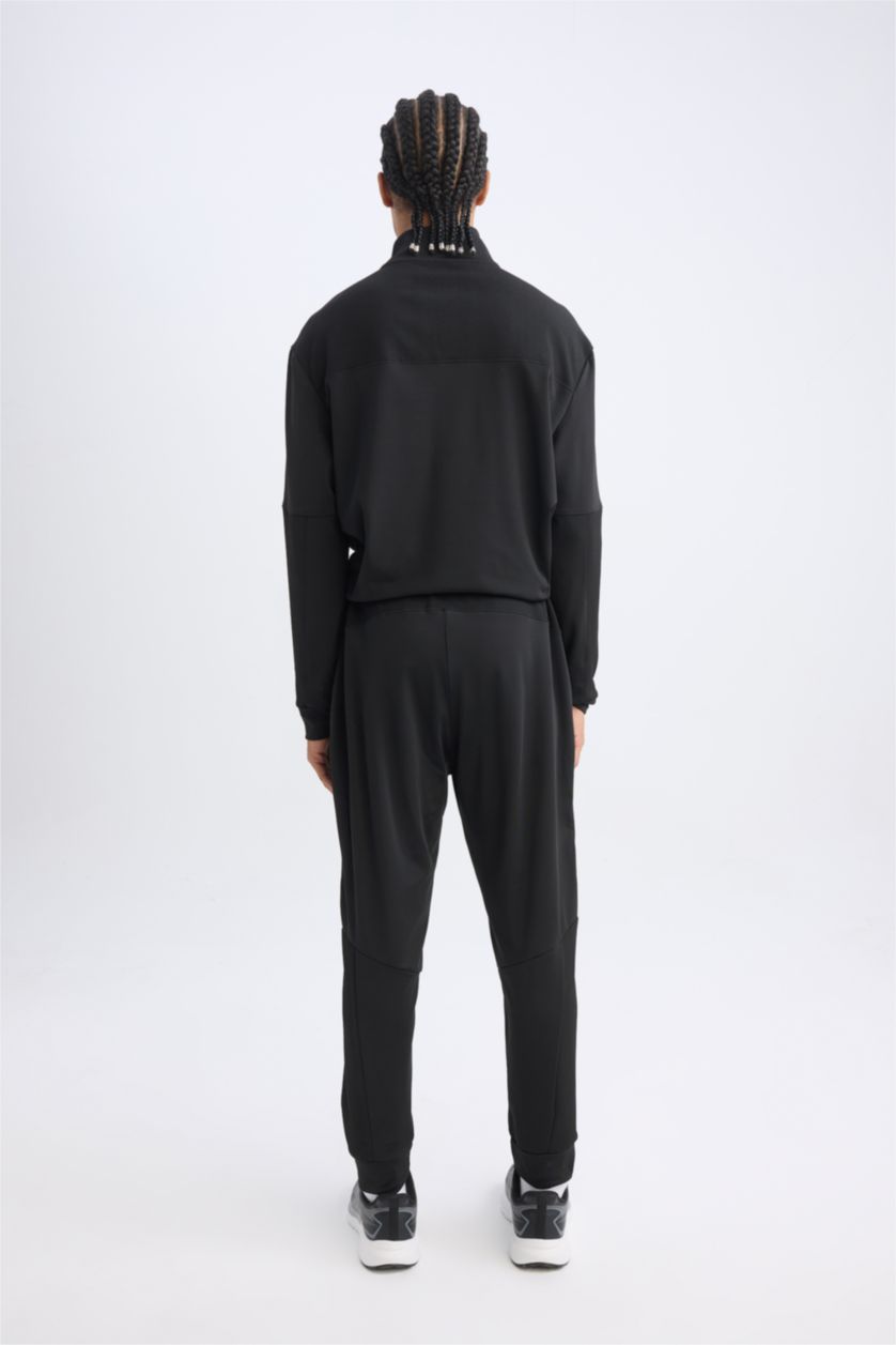 Мужчины Черный Джоггеры стандартного кроя, DeFactoFit