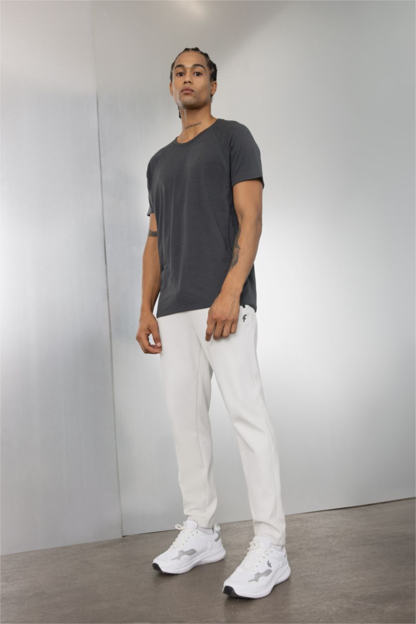 MAN Anthracite DeFactoFit Standard Fit Sports T-Shirt