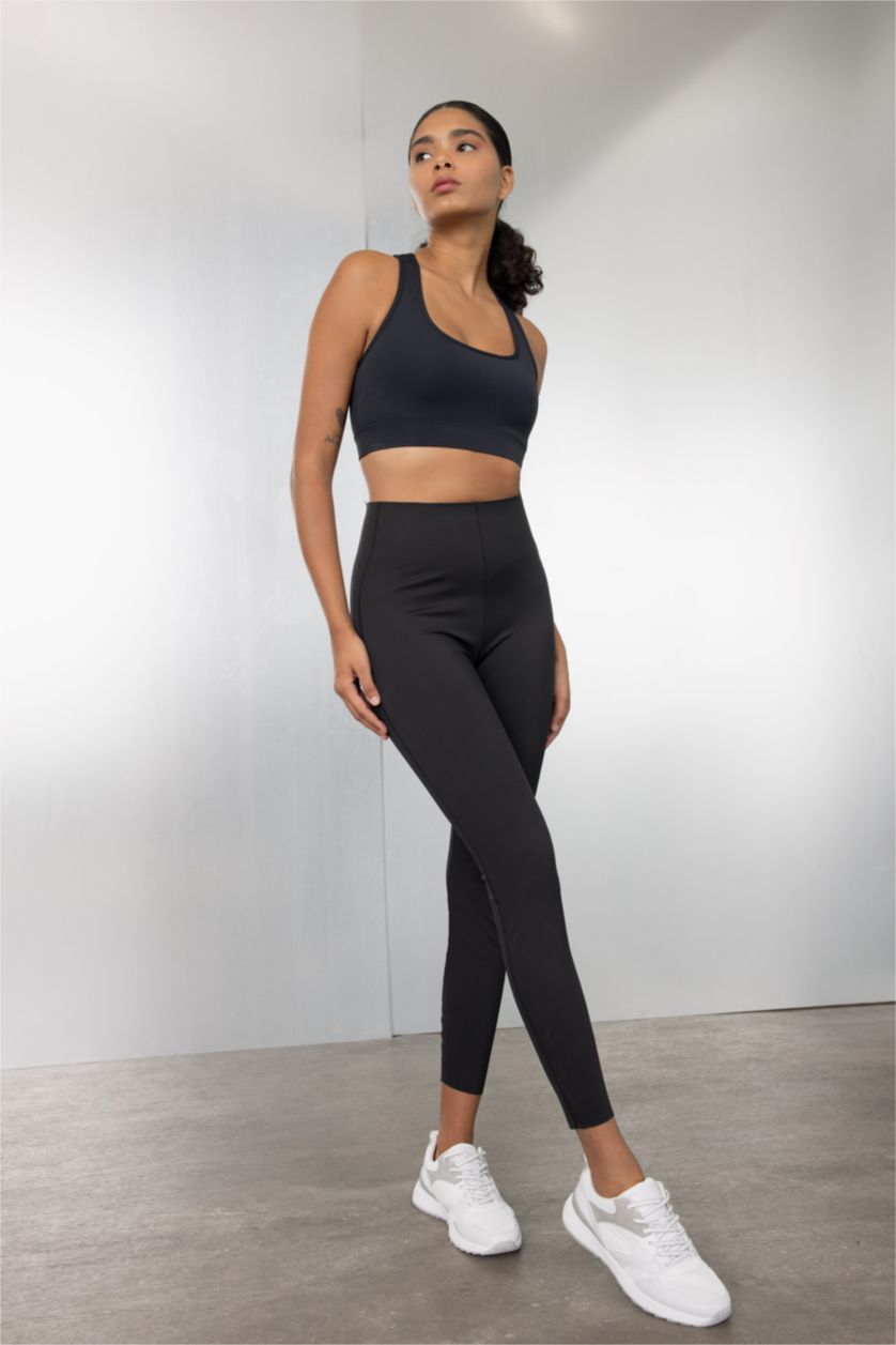 Women Black Sport Leggings
