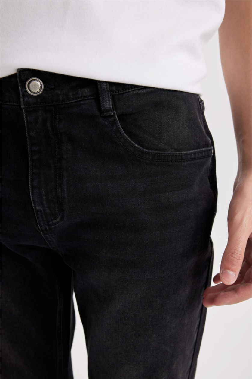 Мужчины Черный Брюки Sergio стандартного кроя со средней талией