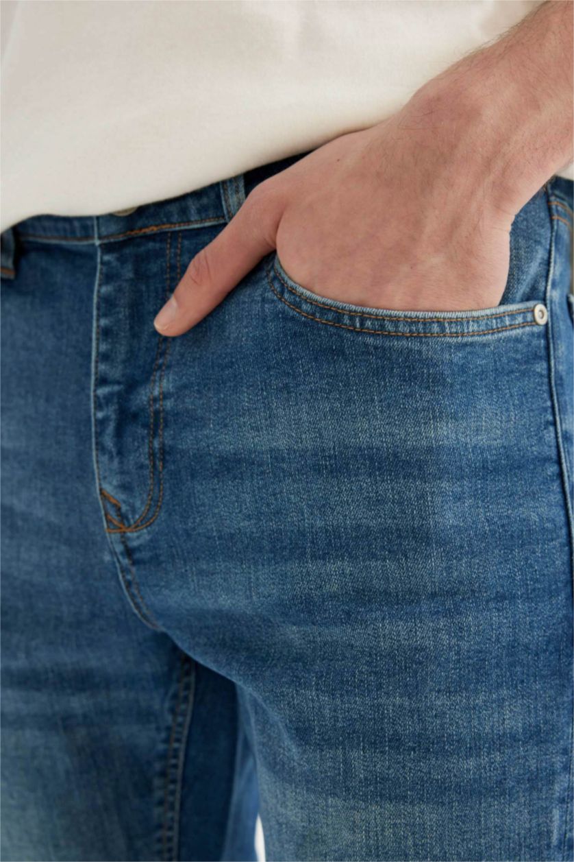 HOMME Bleu Pantalon Jean super skinny