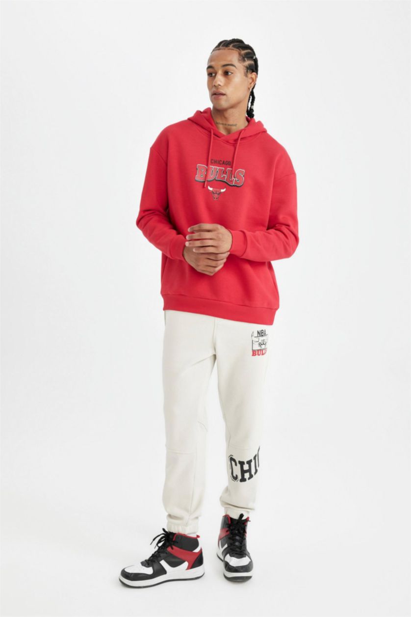 Erkek Taş Standart Fıt Kalın Sweatshirt Kumaşı Jogger