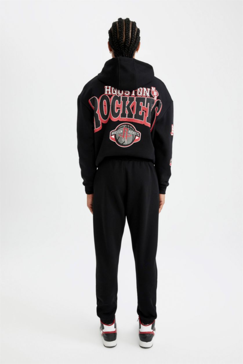 Мужчины Черный Джоггеры NBA Houston Rockets, DeFactoFit