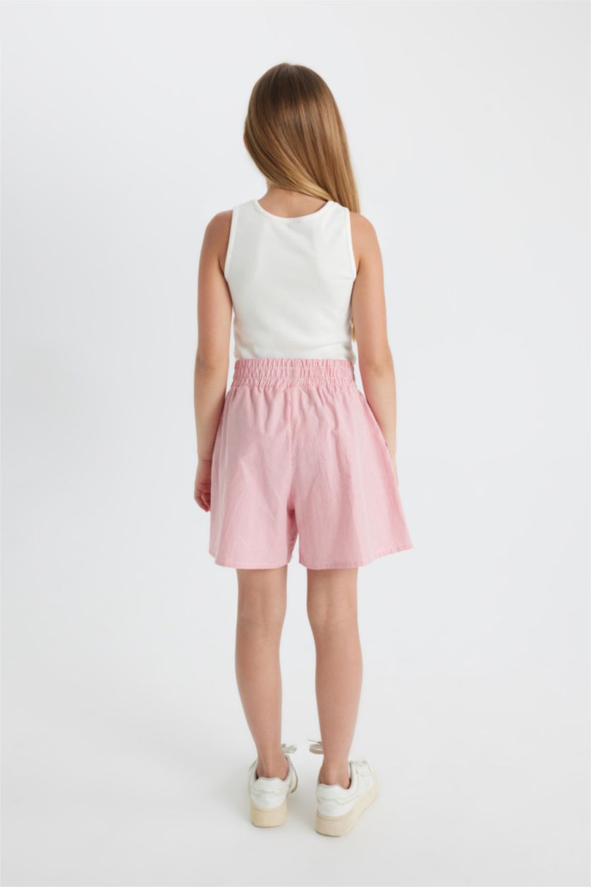 GIRLS & TEENS Red Girl Cotton Shorts