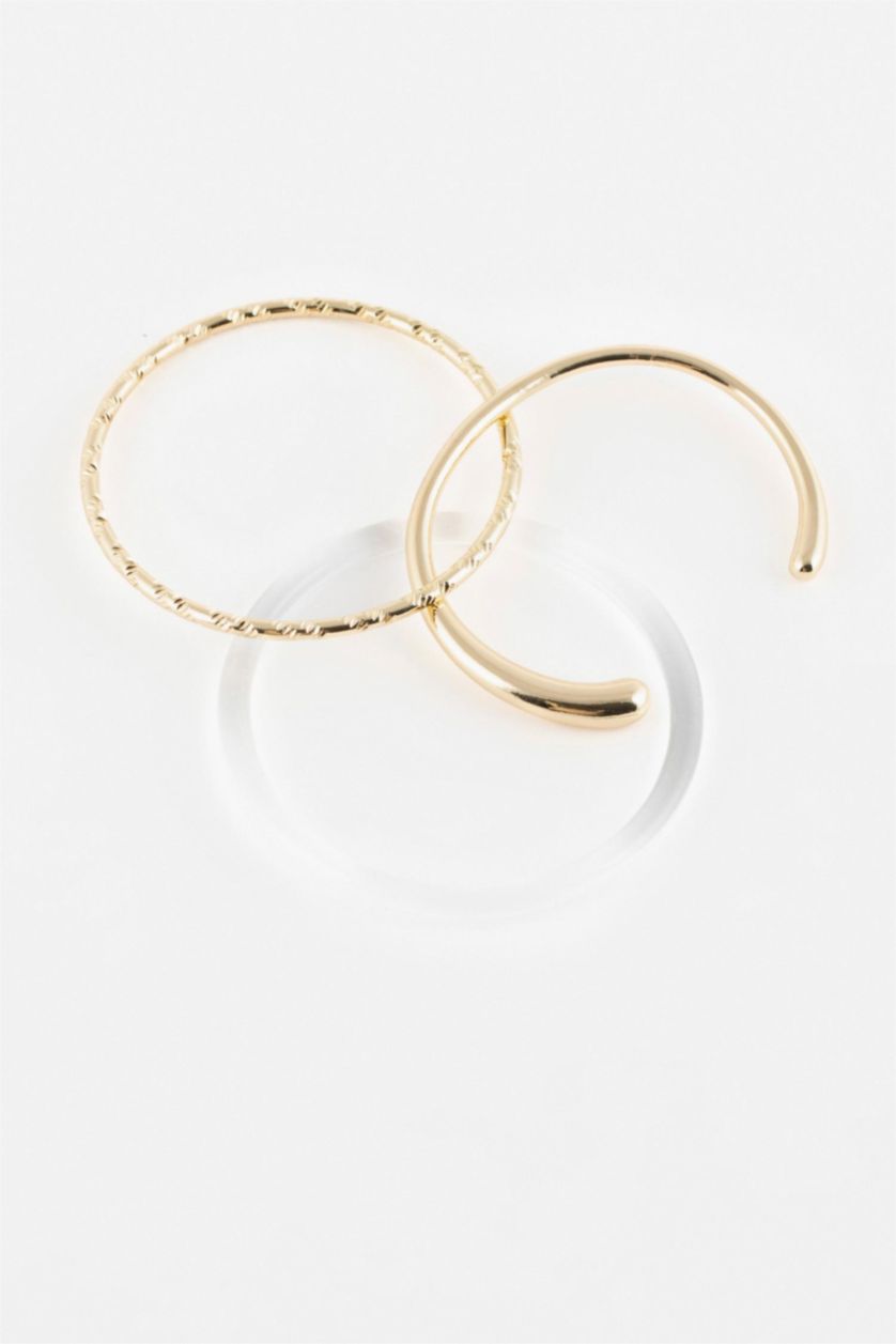 Женщины Золотой Женский браслет, 2 шт