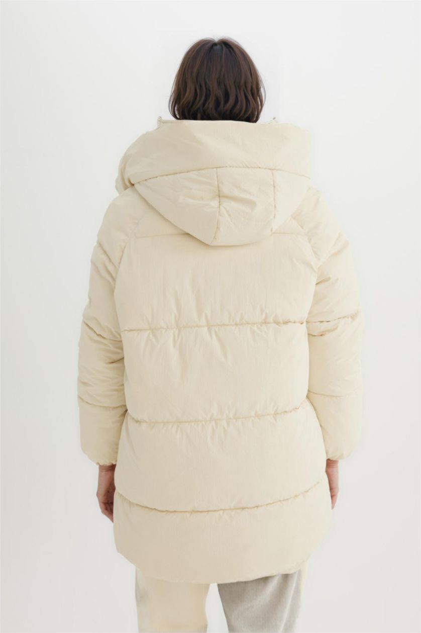 Kadın Ekru Parka