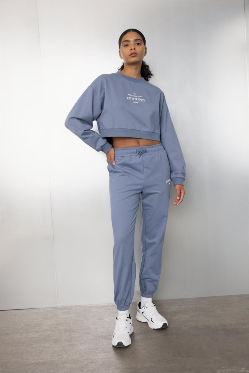 WOMAN Indigo DeFactoFit Standard Fit Jogger Pants