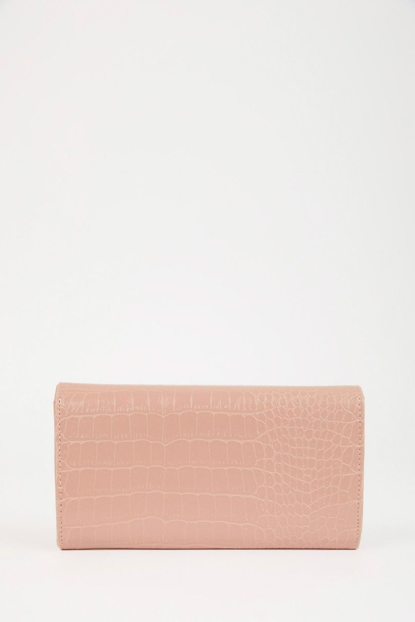 نساء زهري فاتح محفظة نسائي جلد صناعي