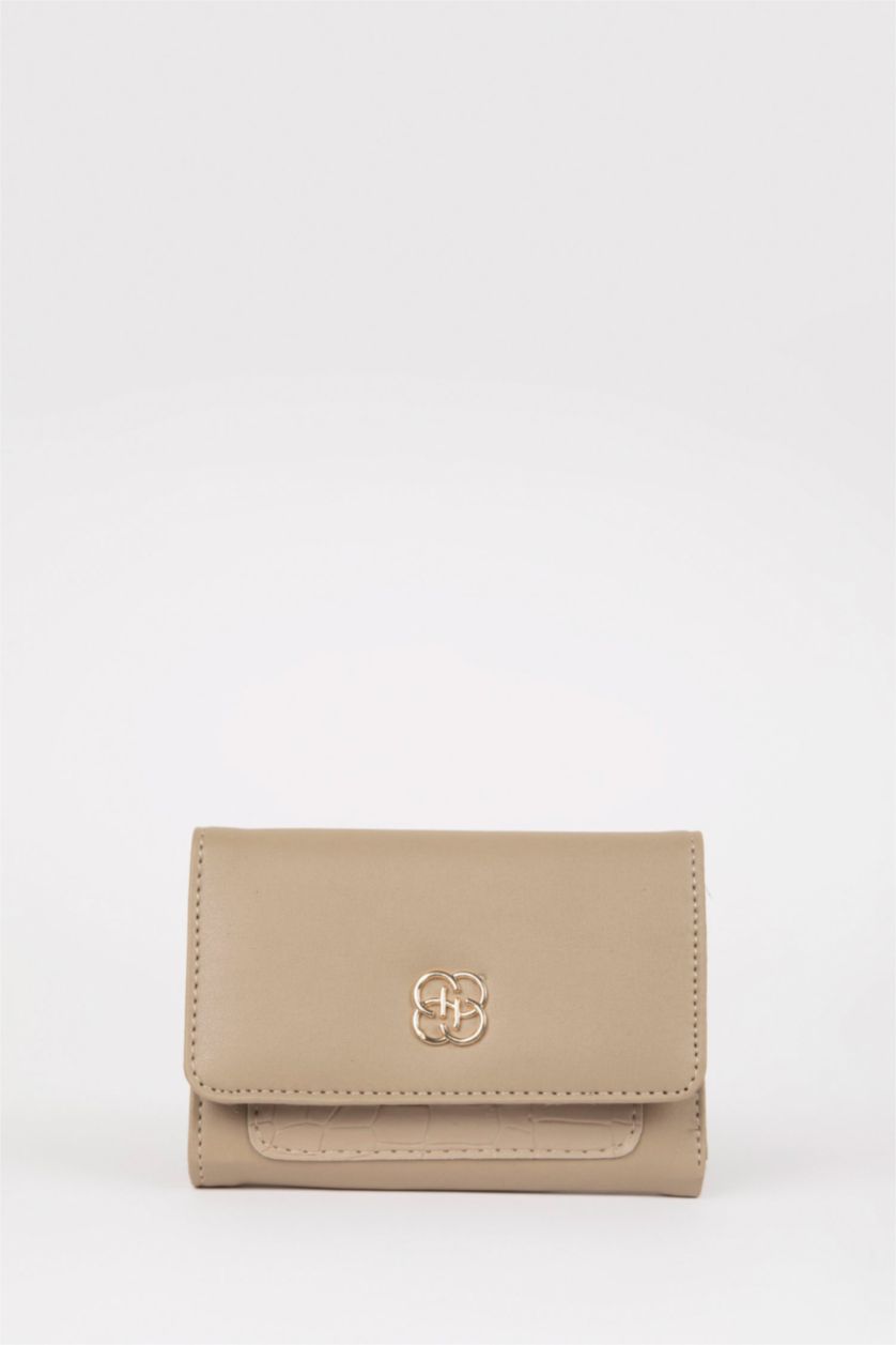 نساء بيج محفظة نسائي جلد صناعي