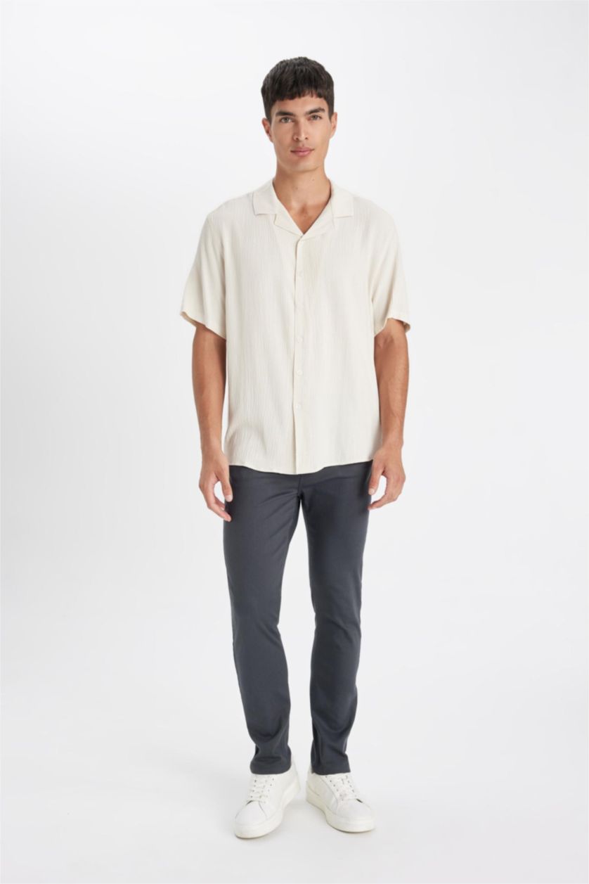 Мужчины Антрацит Брюки приталенного узкого кроя