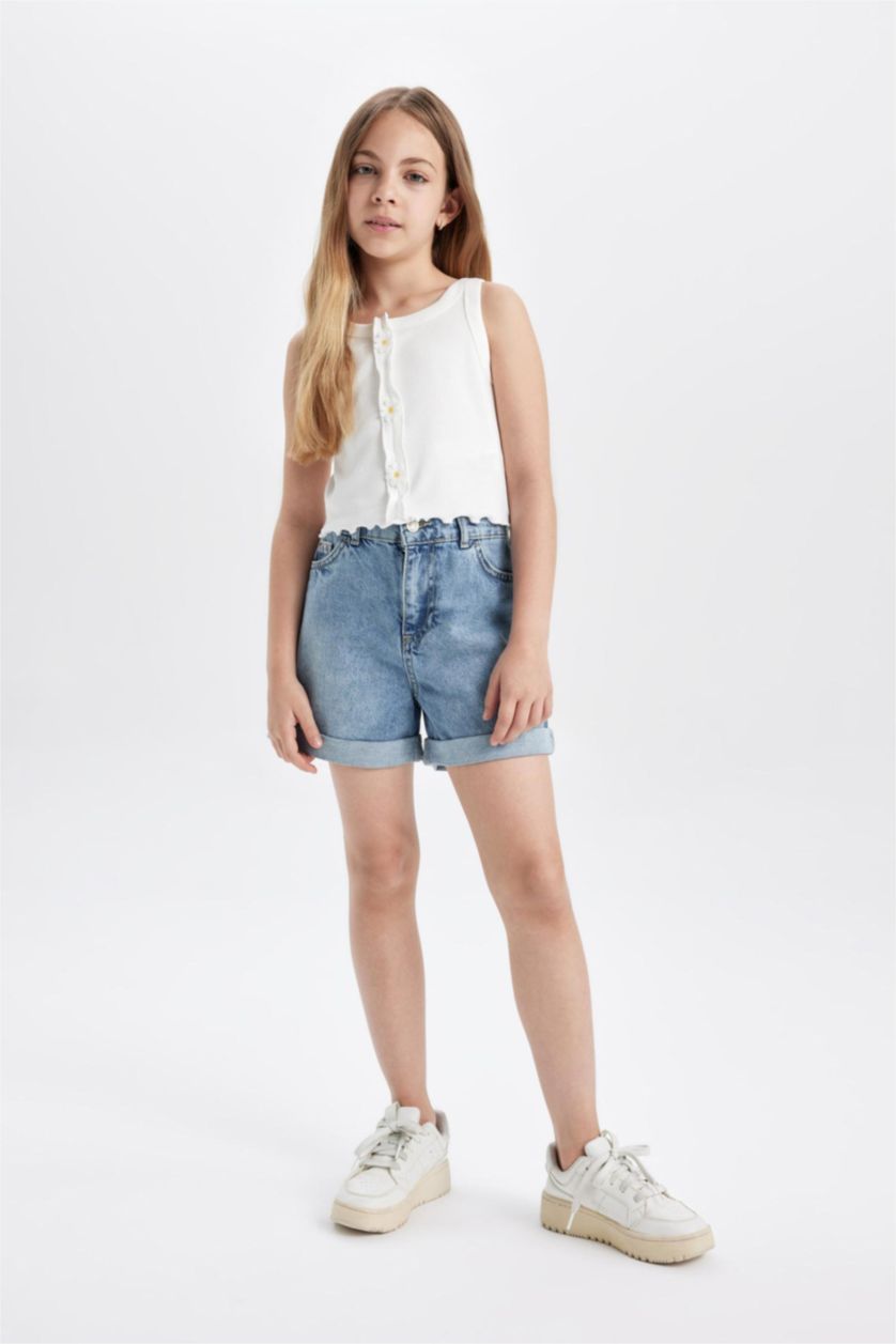 Girls & Teens Light Blue Girl Denim Shorts