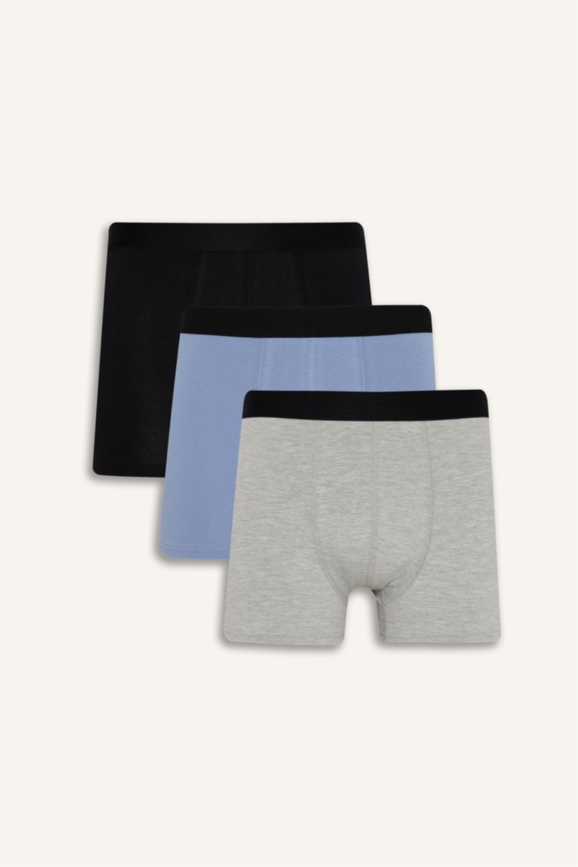 MAN Black Regular Fit 3 Piece Boxers
