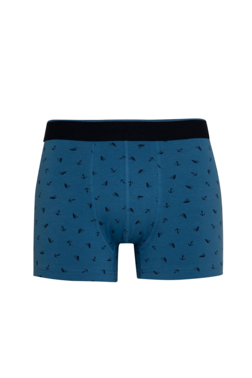 Erkek Lacivert Regular Fit 3'lü Boxer