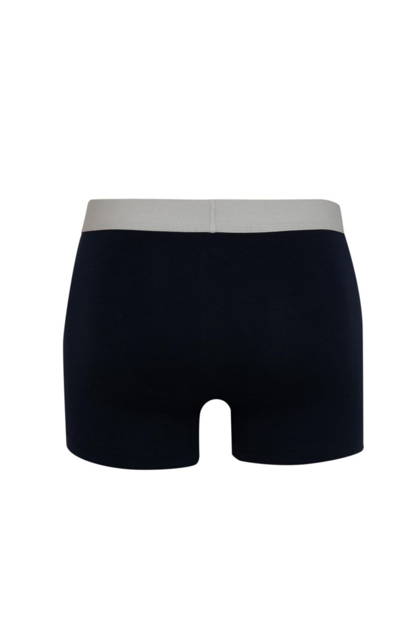 Erkek Gri Melanj Regular Fit 3'lü Boxer