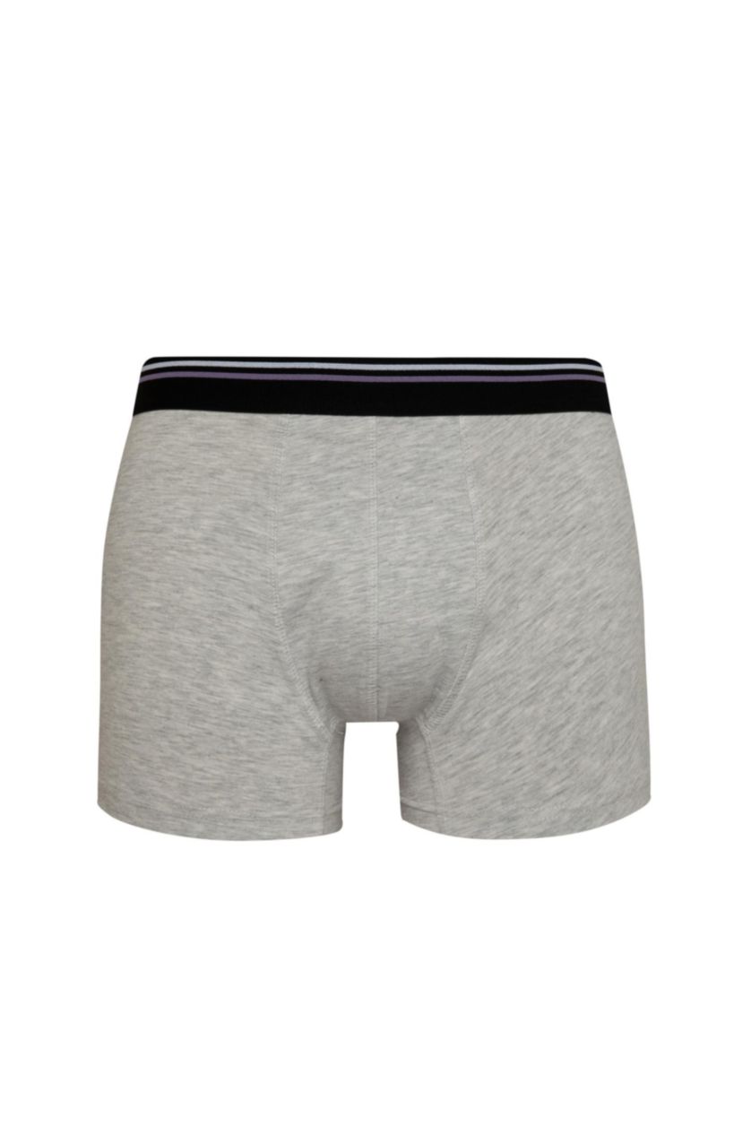 Erkek Siyah Erkek Desenli 3'lü Boxer