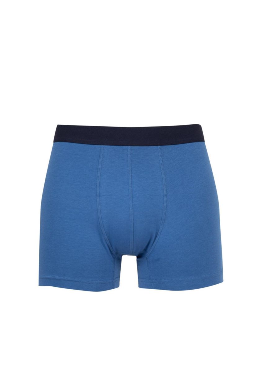 Erkek Lacivert Regular Fıt Hayvan Baskılı 3'lü Boxer