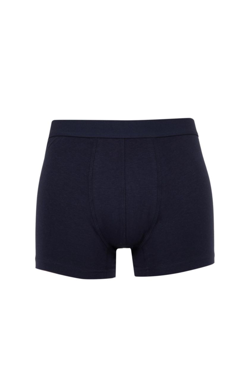 Erkek Lacivert Regular Fıt Hayvan Baskılı 3'lü Boxer