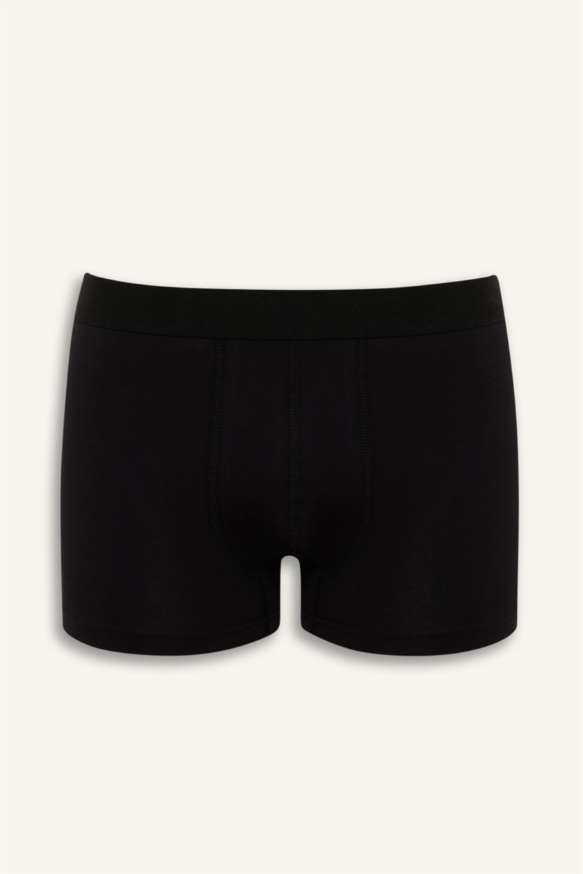 Erkek Siyah Regular Fit 3'lü Boxer