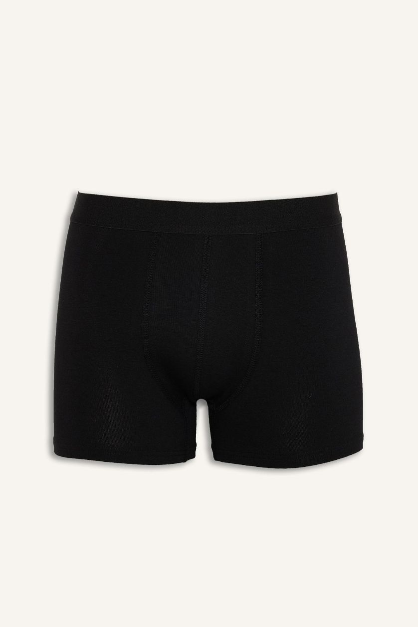 Erkek Siyah Regular Fıt 3'lü Boxer