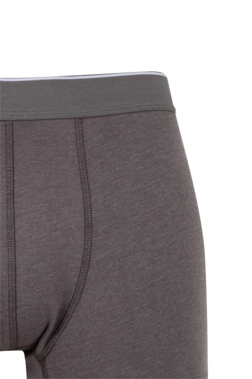 رجالي أسود بوكسر رجالي  قصة عادية مريح ميكس ألوان  - 3 قطع