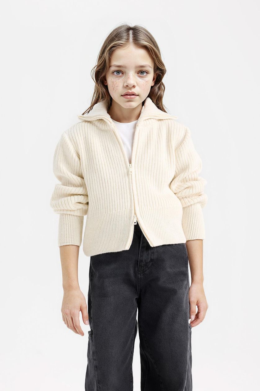 بنات بيج فاتح بلوفر قصة عادية بساق بسحاب