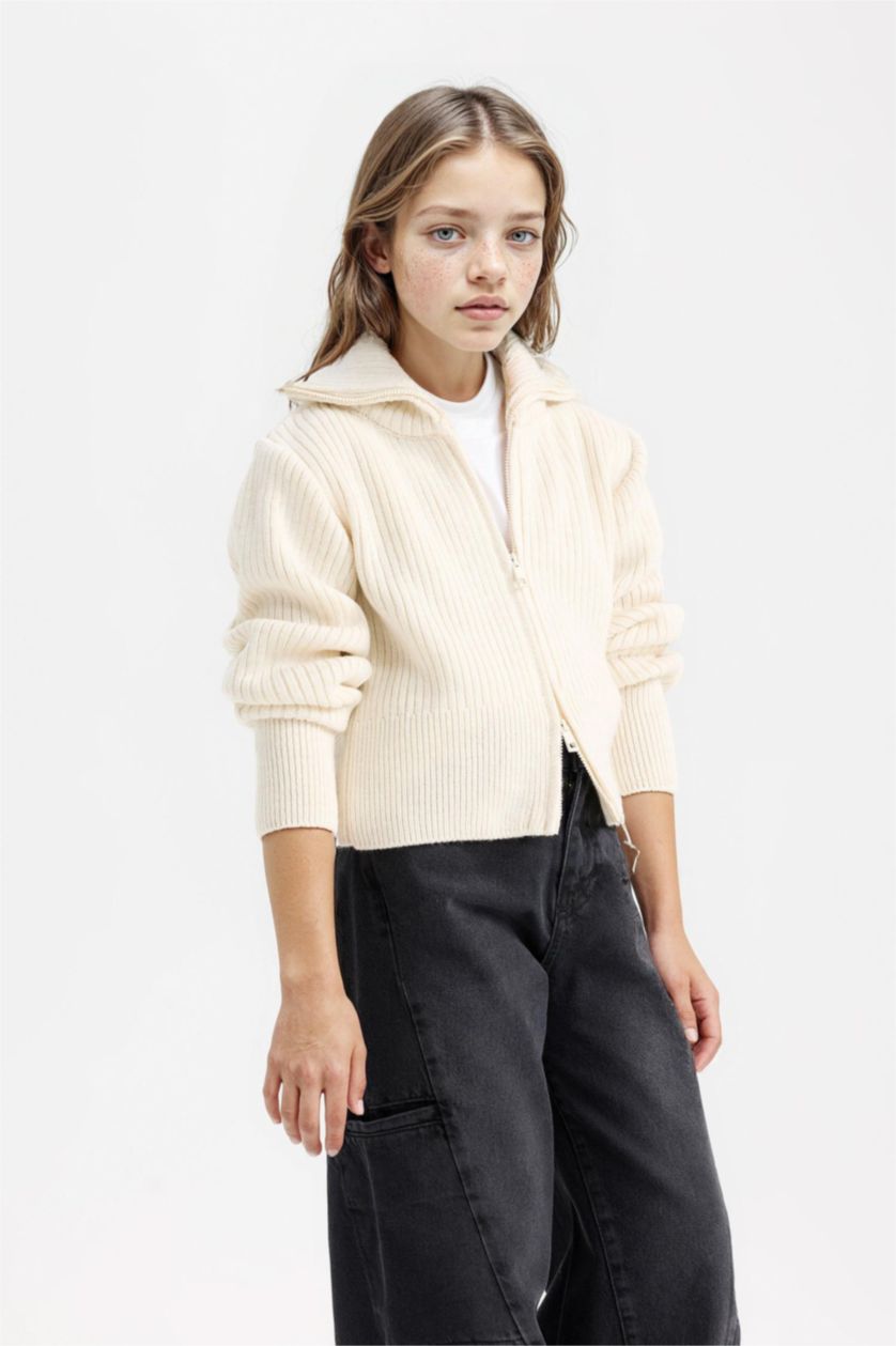 بنات بيج فاتح بلوفر قصة عادية بساق بسحاب