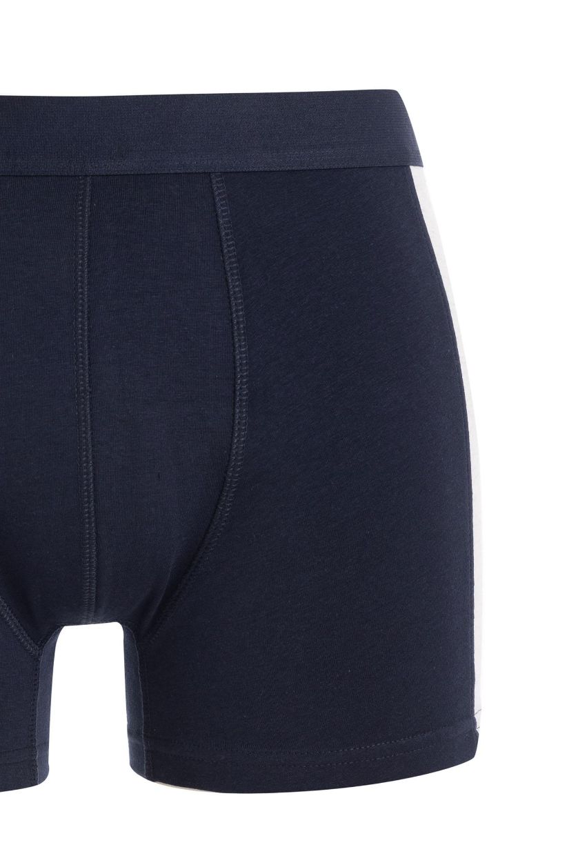 رجالي أبيض بوكسر قصة عادية أبيض سادة - 3 قطع