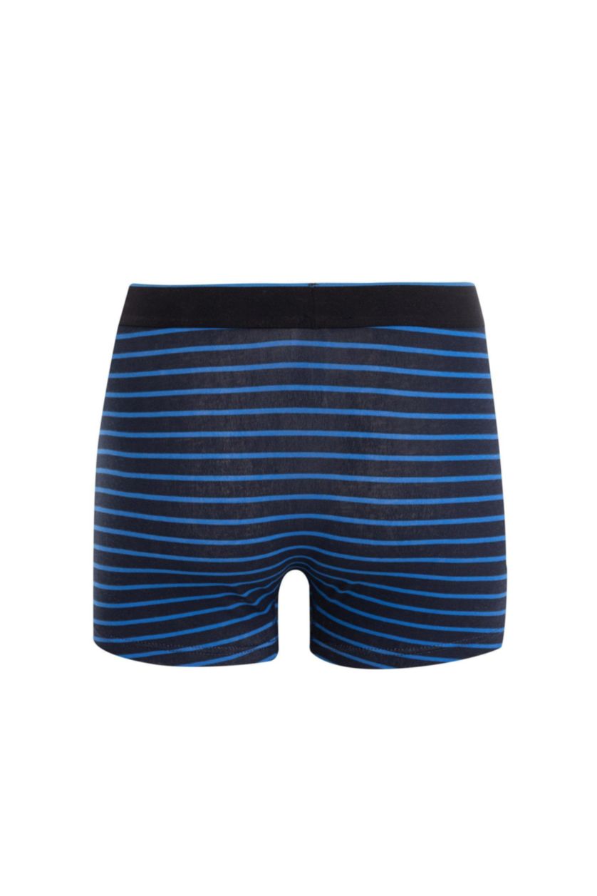 رجال أسود بوكسر مطبوع قصة عادية - 3 قطع