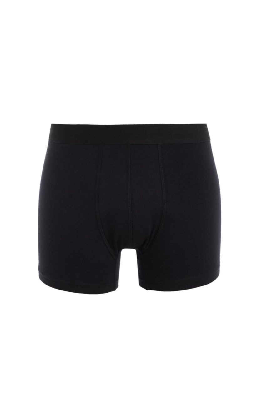 Erkek Siyah Regular Fit 3'lü Boxer