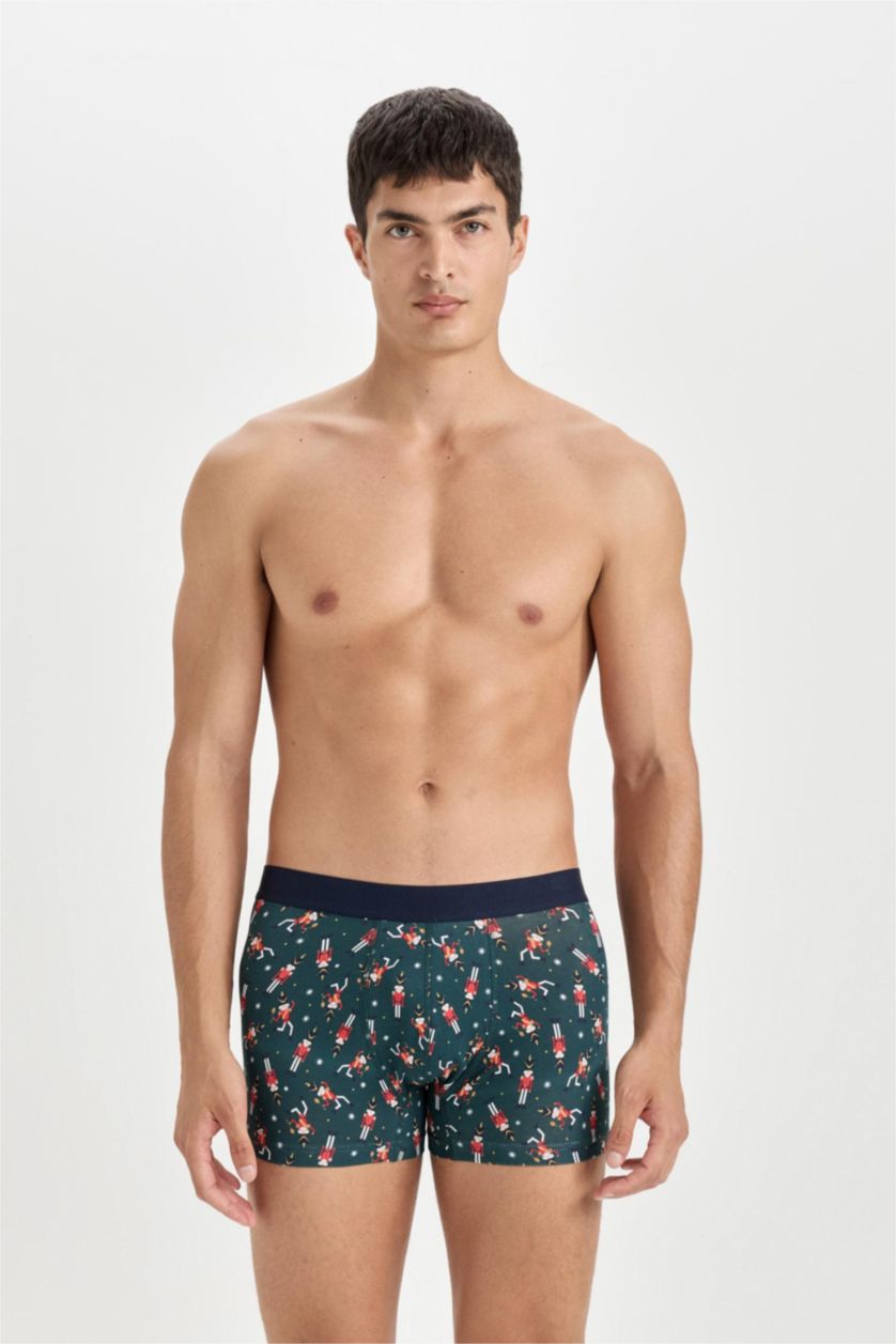 Ерлер Қою жасыл Ерлерге Трикотаж боксер