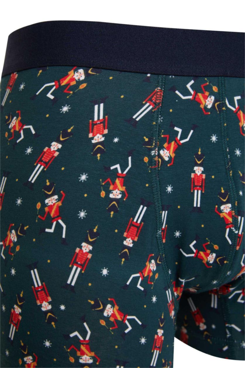 Ерлер Қою жасыл Ерлерге Трикотаж боксер