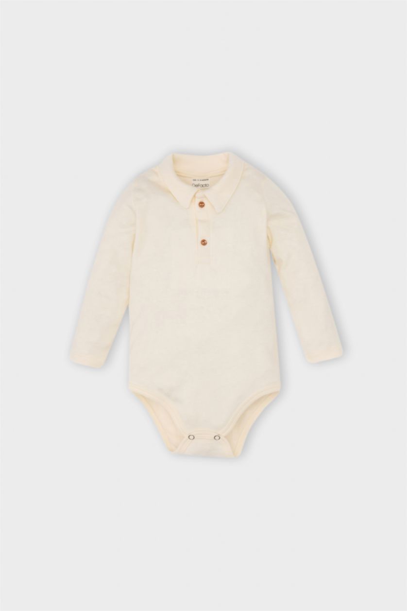 BABY GIRL Grey Baby Boy Buttoned Snap Body Patterned Pullover Bottom 3 Piece Set