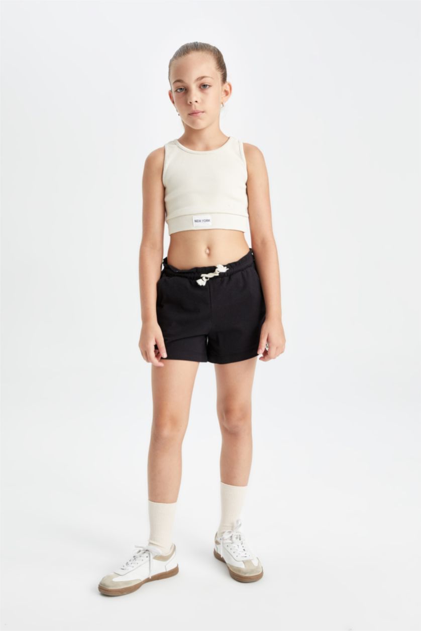 Kız Çocuk - Genç Kız Kum Bisiklet Yaka Atlet Kız Çocuk