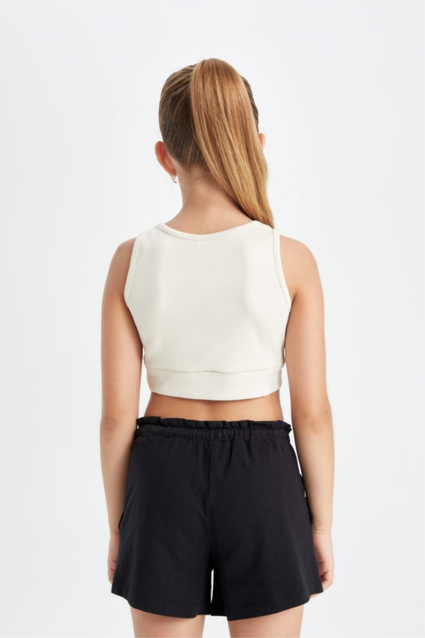 Kız Çocuk - Genç Kız Kum Bisiklet Yaka Atlet Kız Çocuk