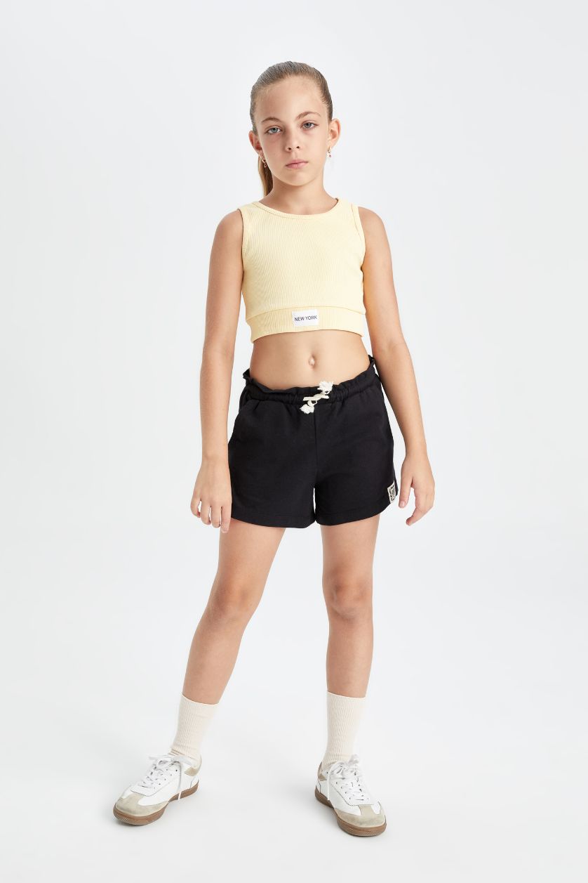 Kız Çocuk - Genç Kız Kum Bisiklet Yaka Atlet Kız Çocuk