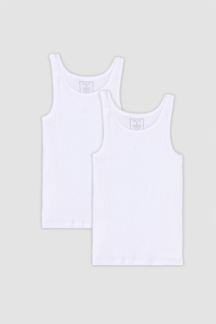 HOMME Blanc Ribana 30/1 Coupe slim raccourcie