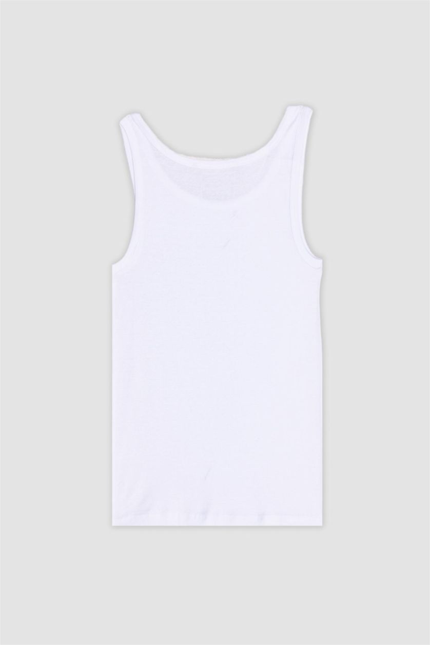 HOMME Blanc Ribana 30/1 Coupe slim raccourcie