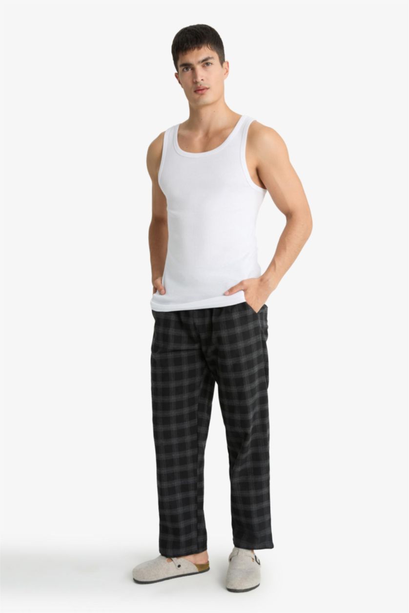 Мужчины Белый Слим Фит Узкий Фит Кашкорс 2 штуки Майка