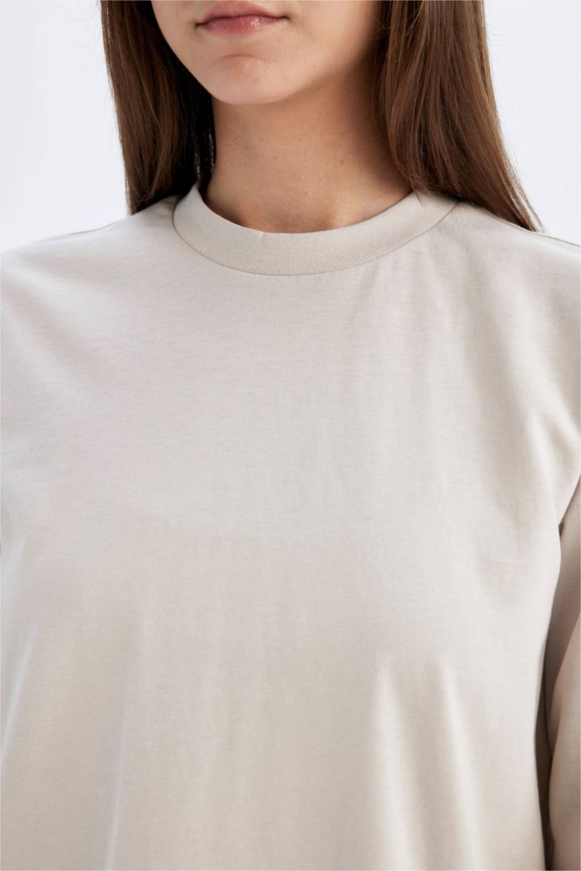 نساء بيج تونيك كم طويل قصة عادية