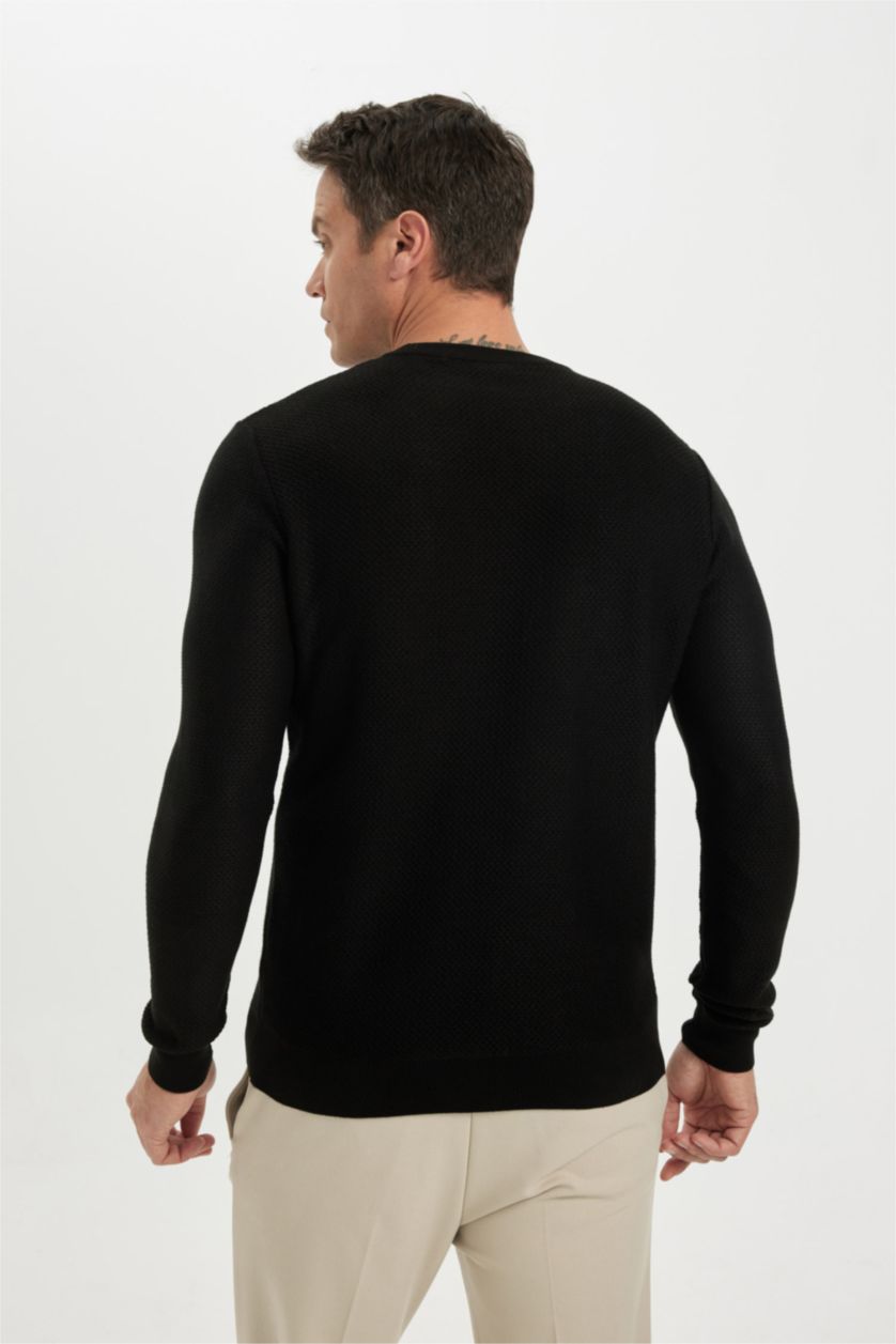 HOMME Noir Pull Tricot
