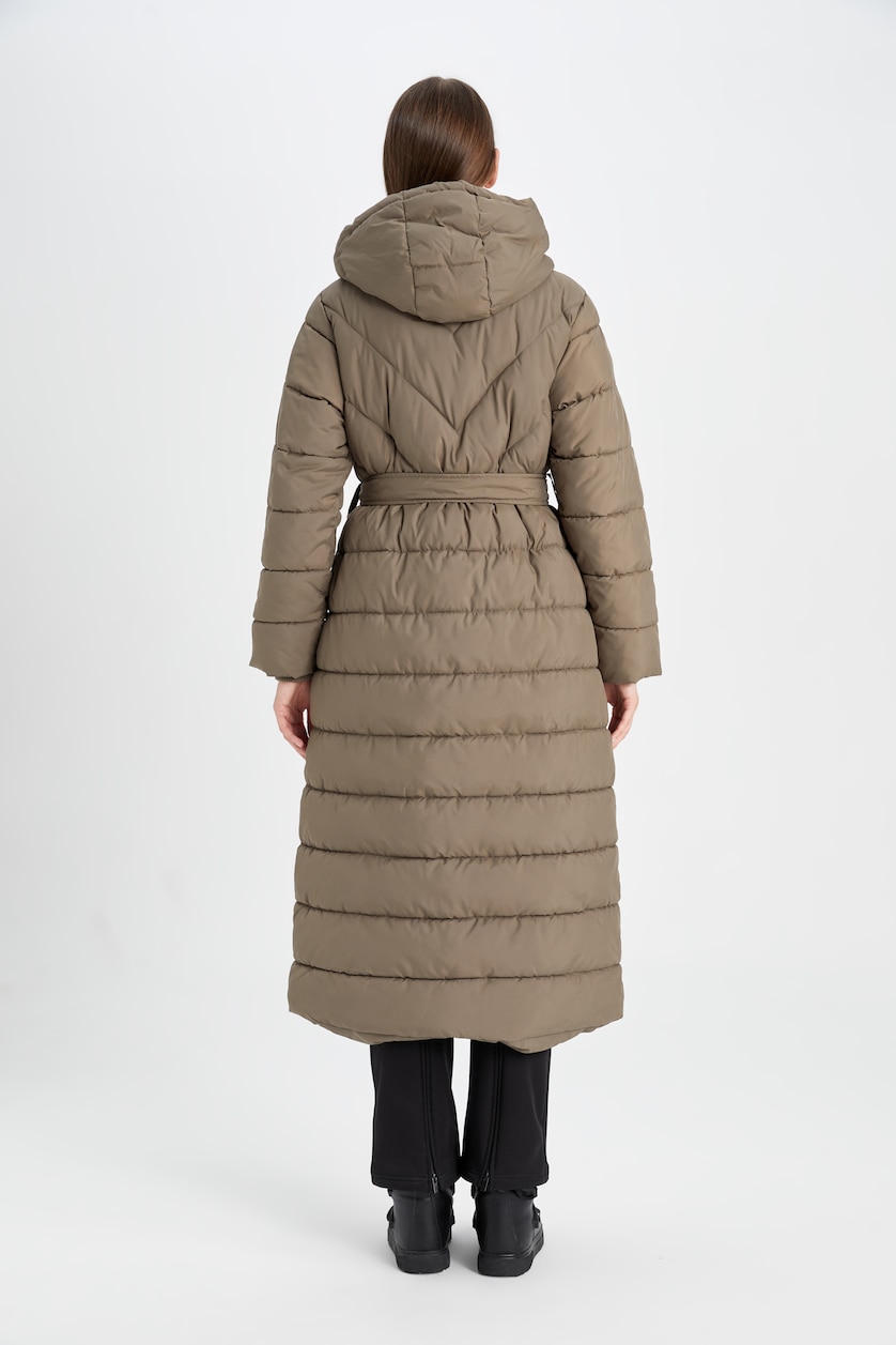 Kadın Açık Haki Parka