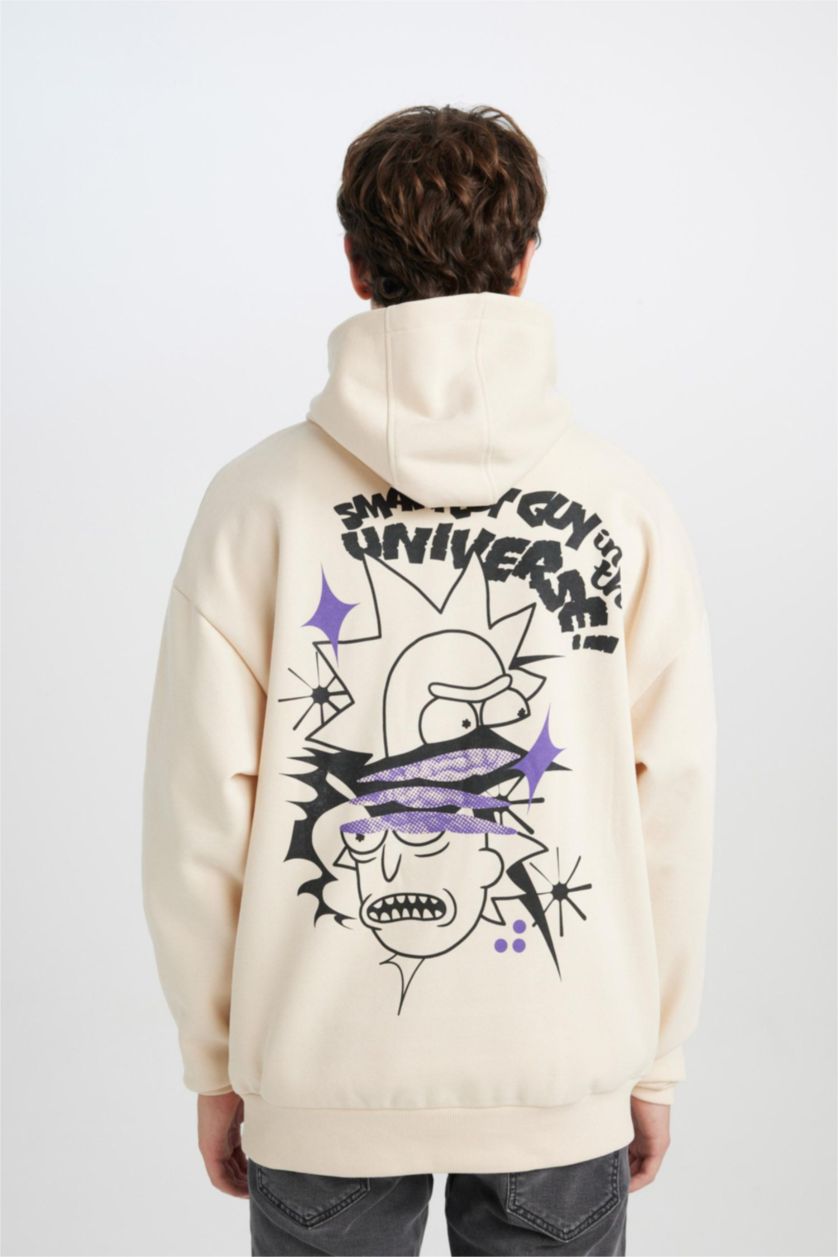 Erkek Kum Oversıze Kalın Sweatshirt Kumaşı Sweatshirt