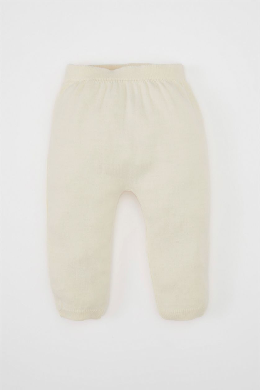 Kız Bebek Taş Kız Bebek Yılbaşı Temalı 2'li Triko Takım Uzun Kollu  Üst Beli Lastikli Alt